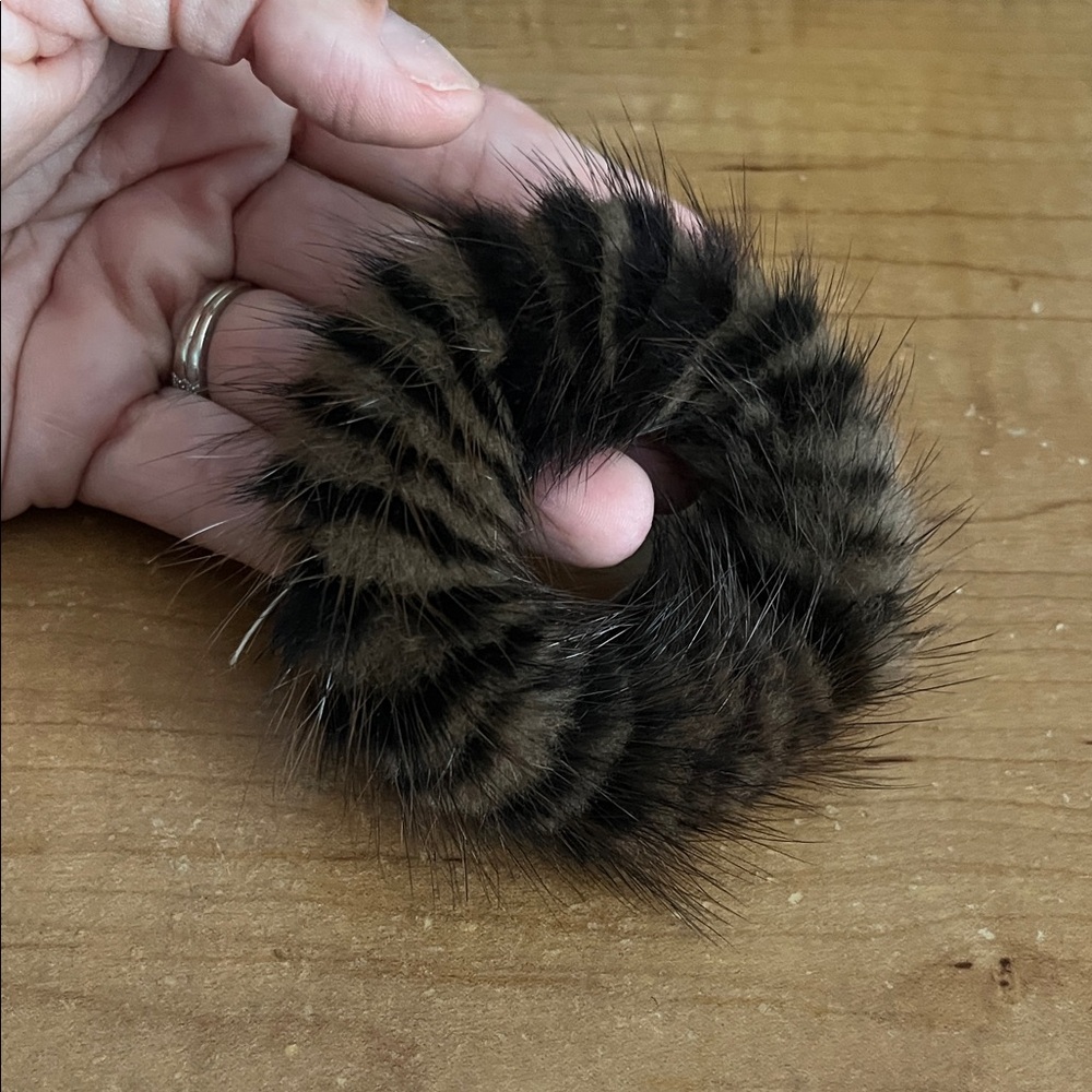NWOT Real Mink Cuff/ Scrunchie